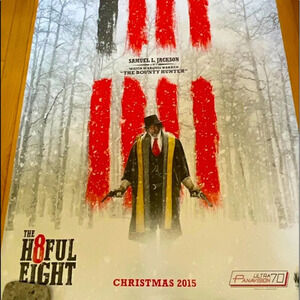 Original HATEFUL 8 Movie Poster Advance, 2015  Doublesided 27x40 inch